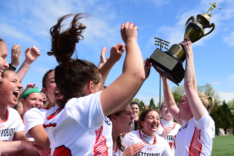 The women’s lacrosse team