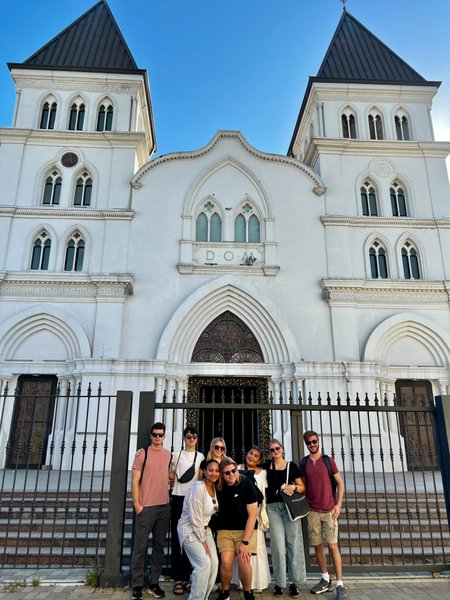   The Eisenhower Institute Undergraduate Fellows tour Santiago in the Dominican Republic.